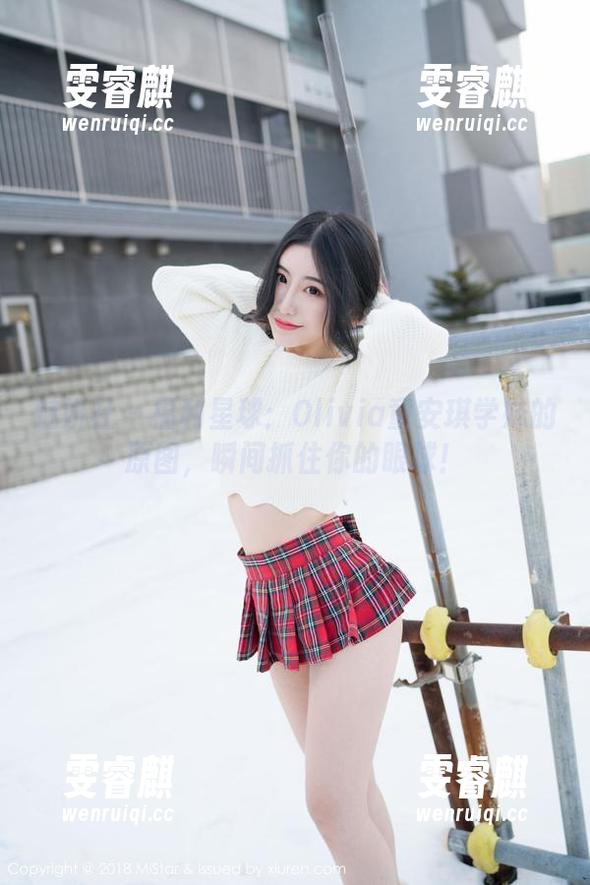 魅妍社 - 福利星球：Olivia童安琪学妹的原图，瞬间抓住你的眼球！